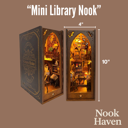 Handcrafted Wooden Book Nooks